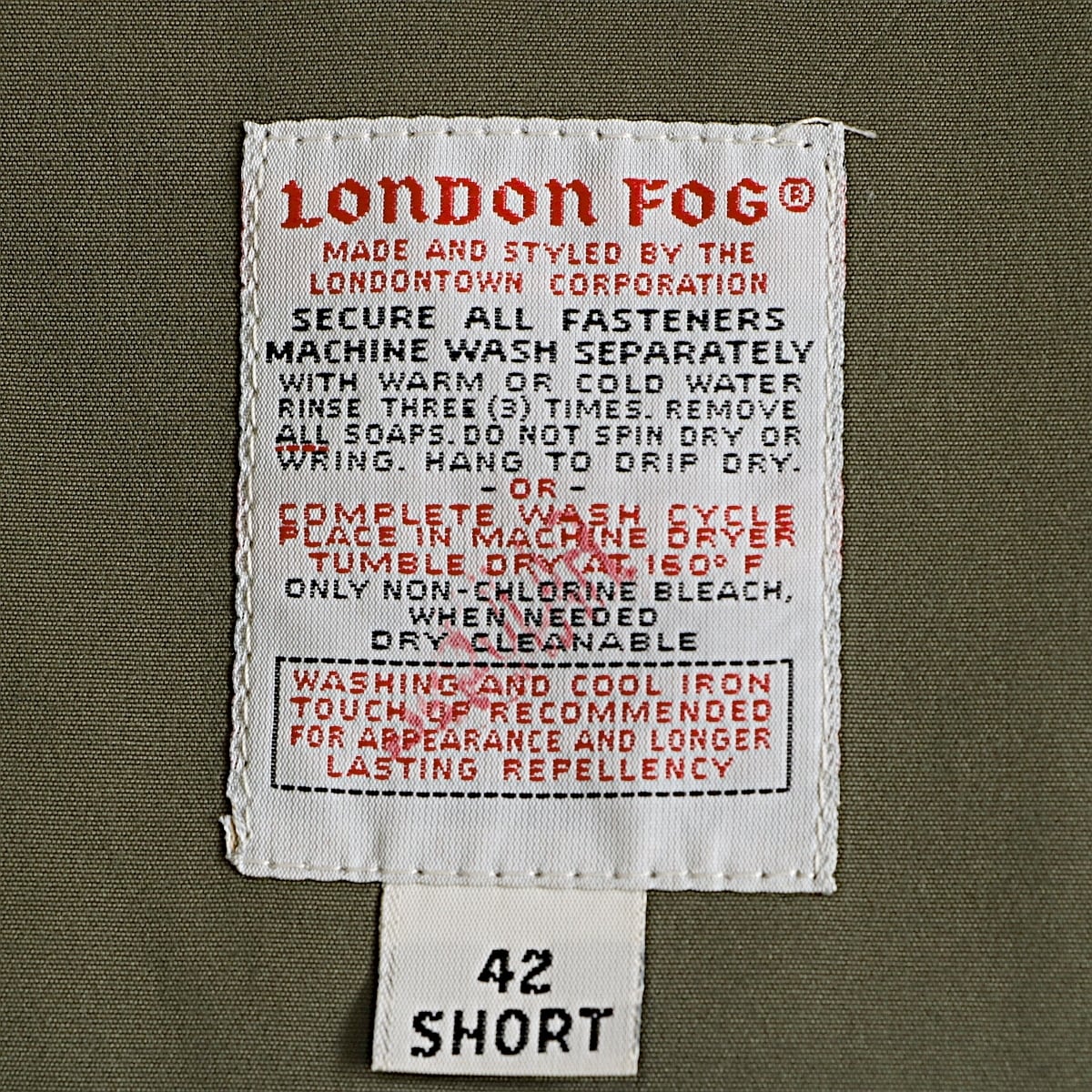 LONDON FOG ロンドンフォグ ダブルブレスト トレンチコート 古着 used