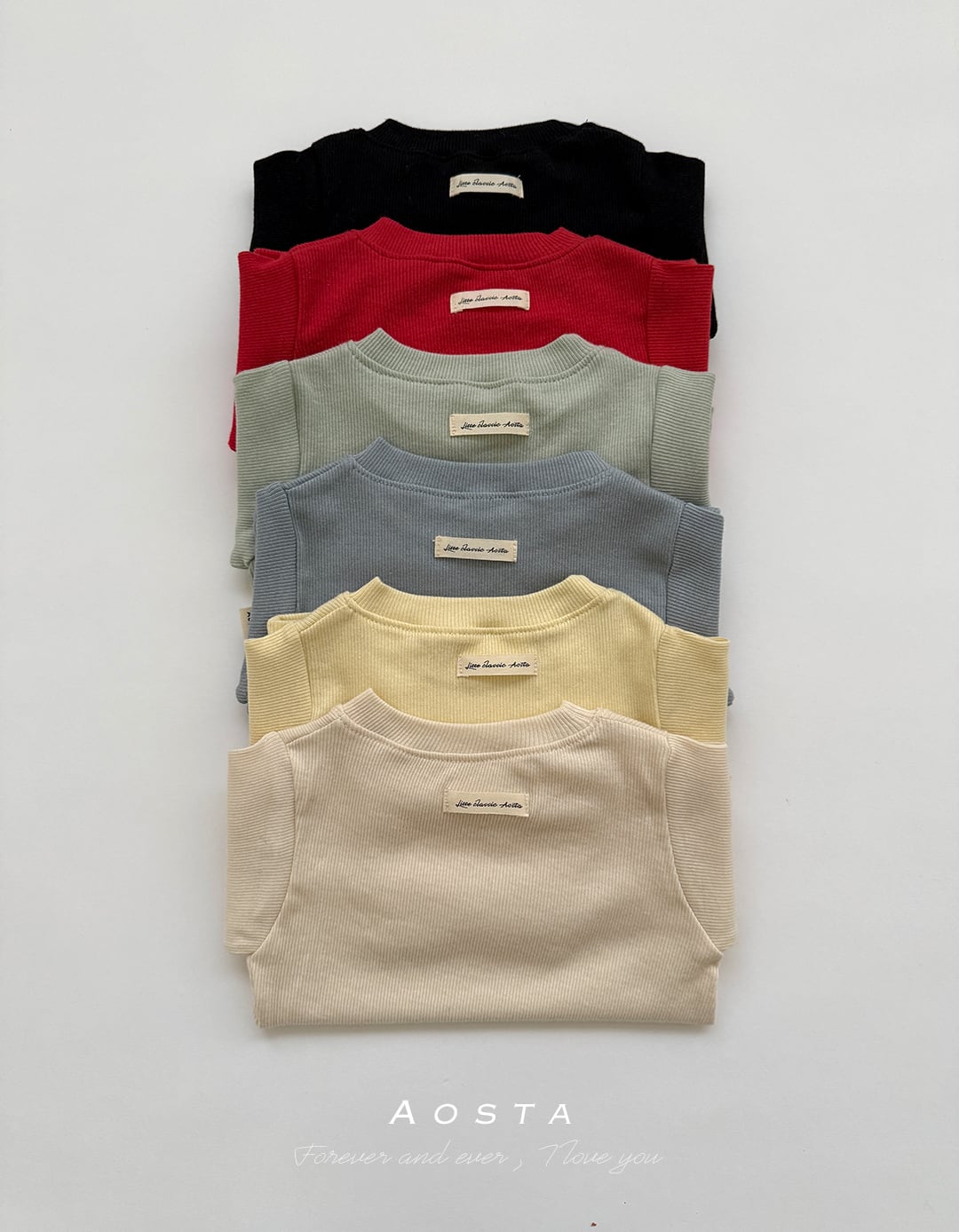 【予約】aosta シンプルカットソー