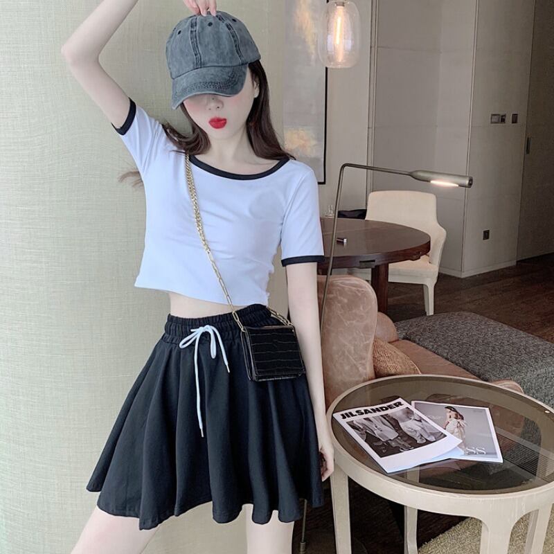 スカート スプリングTシャツ トップス ハイウェストウェスト 春物 1号婦人38805277540