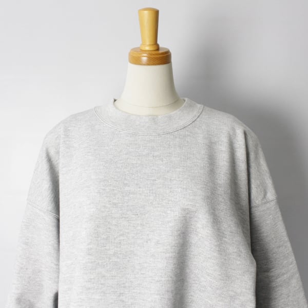 awasa アワサ スーピマエイジングコットン クルーネック スウェット