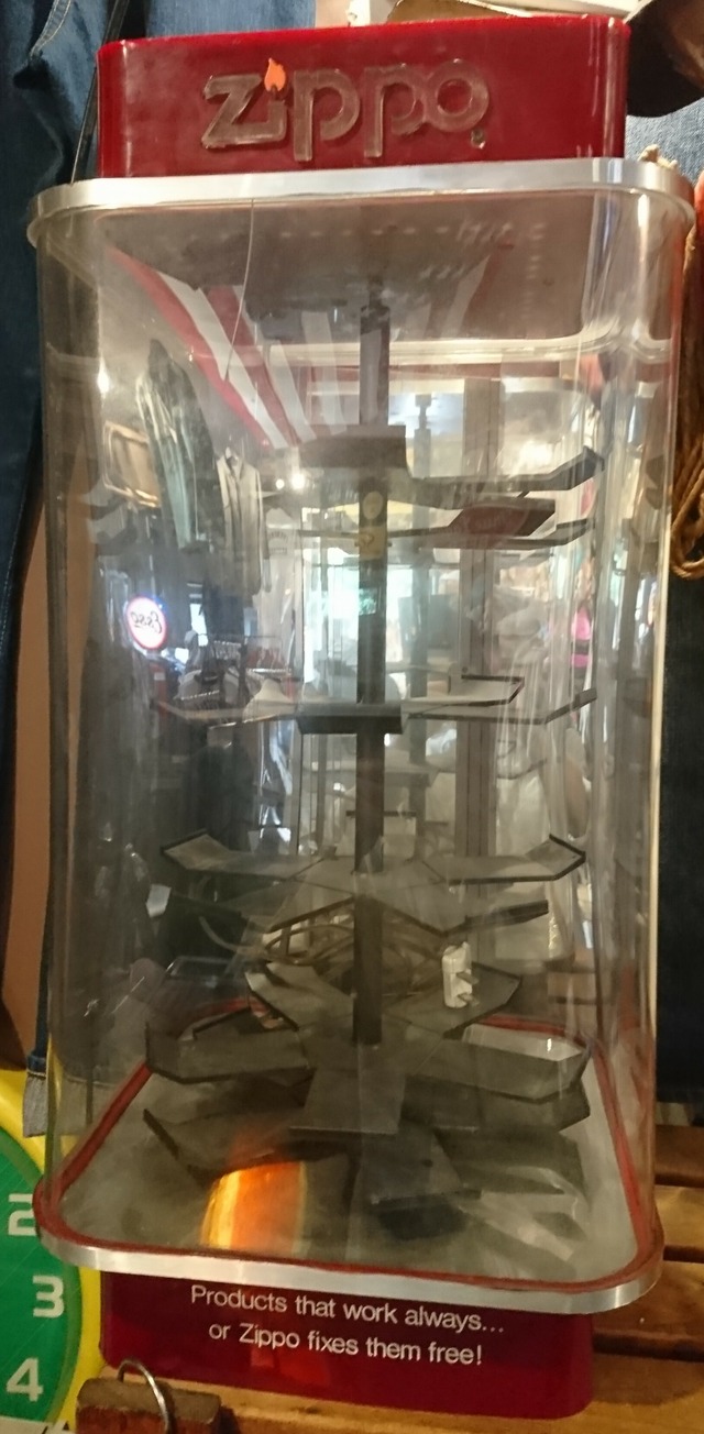 zippo showcase ジッポー ショーケース ヴィンテージ ディスプレイ 