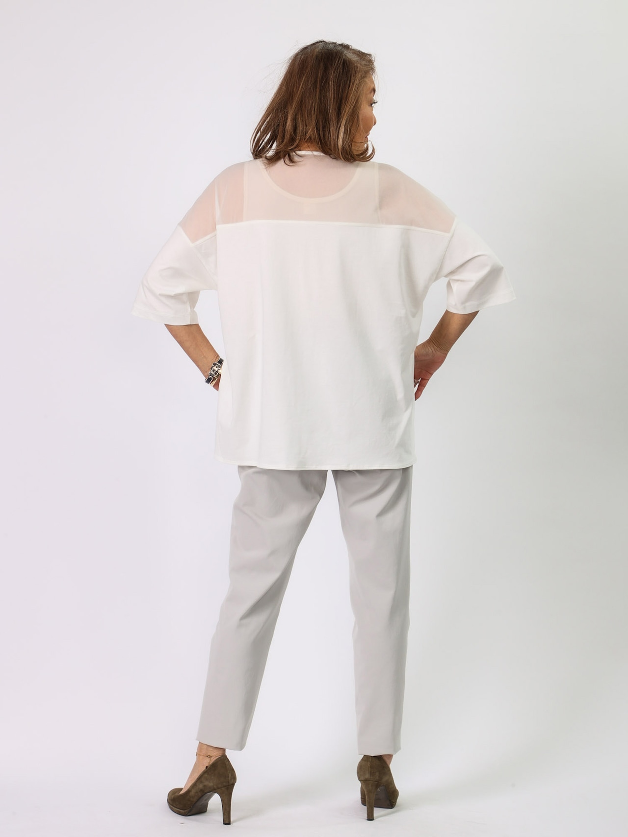 切り替えビッグシルエットブラウス(BRAHMIN)