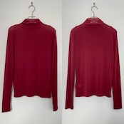 メッシュシアーボトルネックPO/レッド
