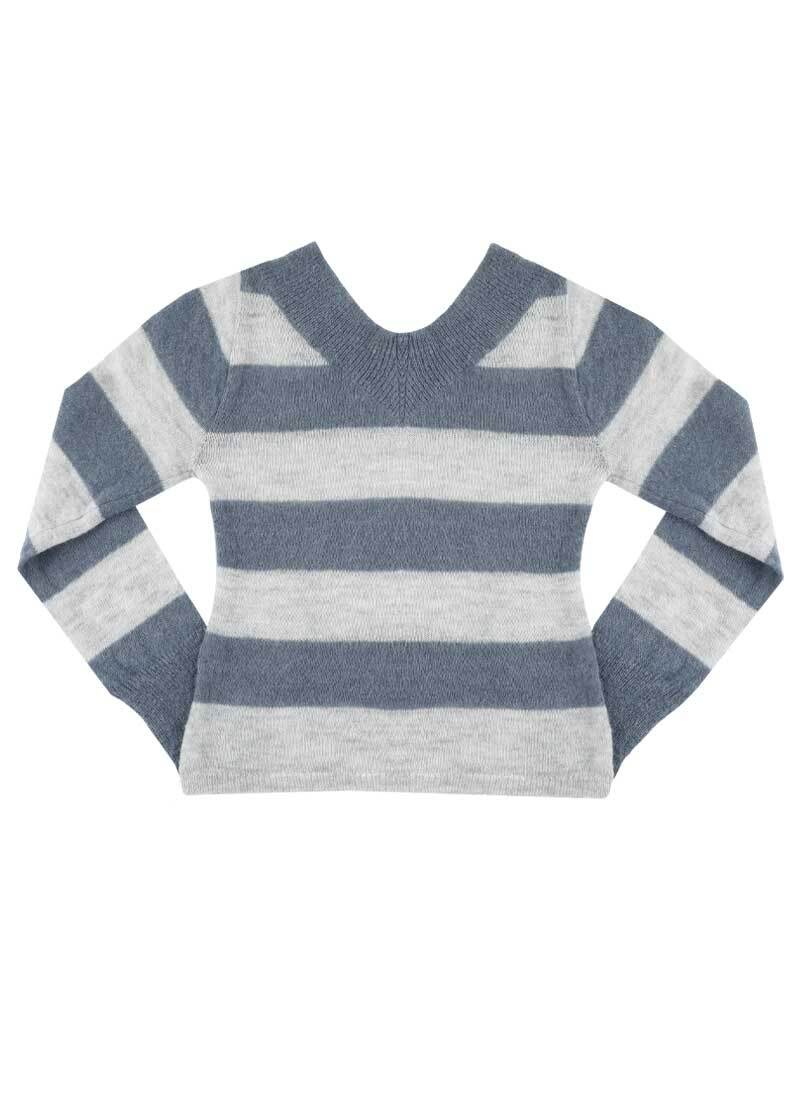 as”on] PONY STRIPE KNIT / BLUE 正規品 韓国ブランド 韓国通販 韓国