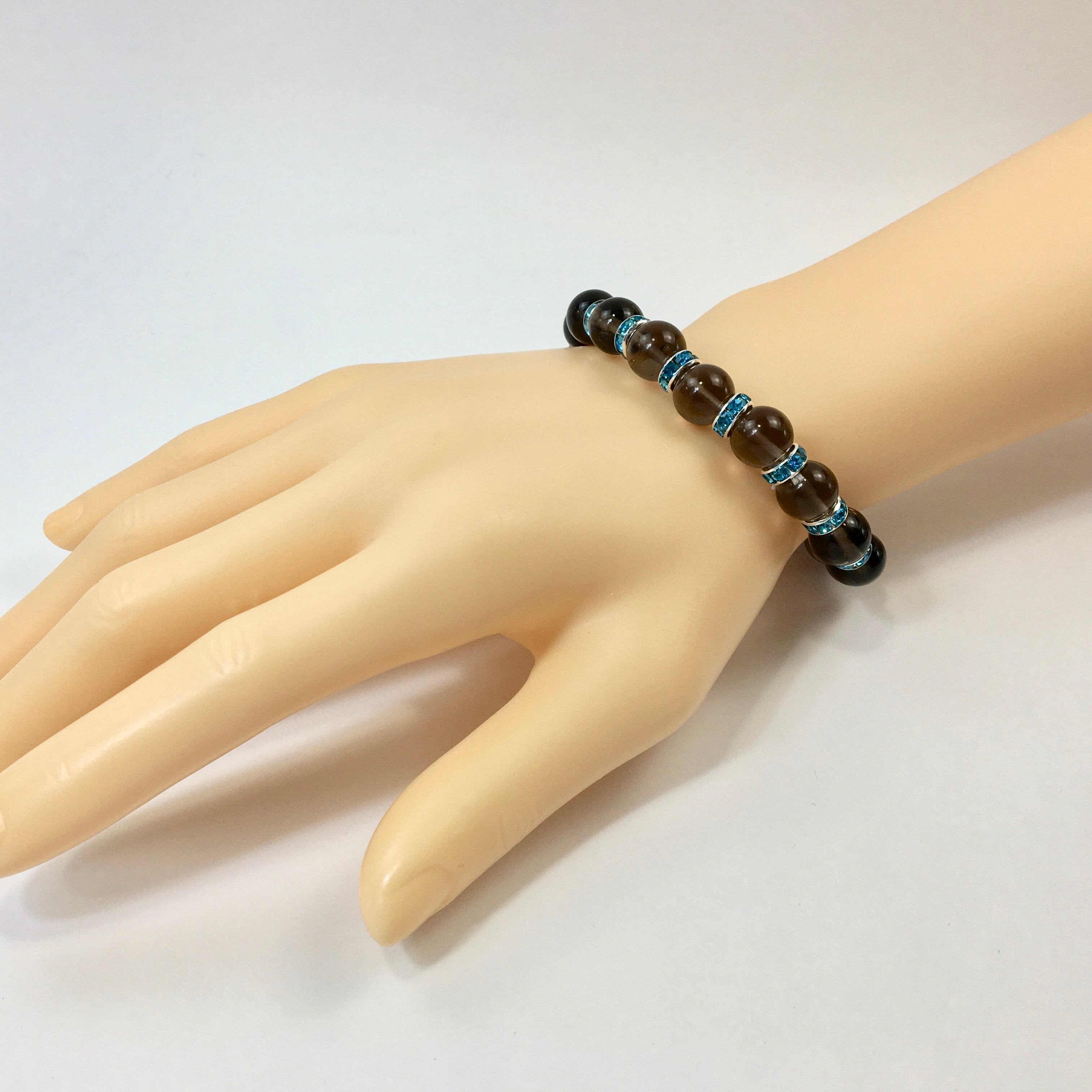 スモーキークォーツ パワーストーン ブレスレット 天然石 10mm