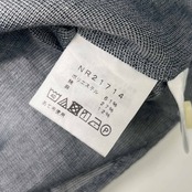 リネン混 THE NORTH FACE ノースフェイス ポケット 半袖 シャツ M/グレー系 メンズ