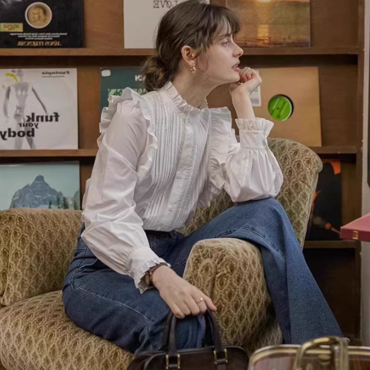 Élan Blanc Blouse F0465