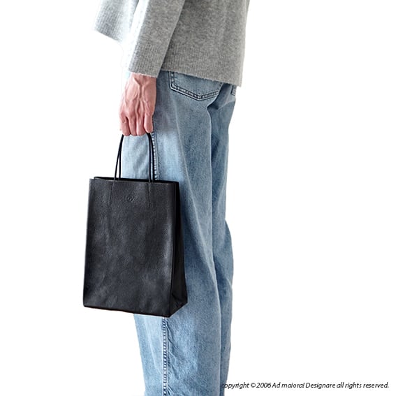 大人の革袋 S・ブラック｛受注製作品］