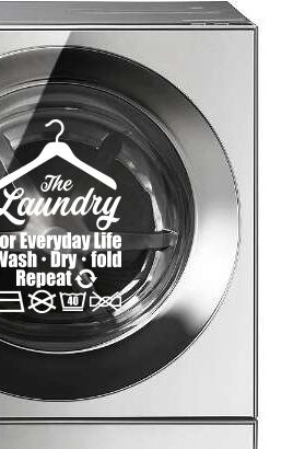 【受注生産】ランドリー カッティングステッカー