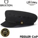 BRIXTON ブリクストン ハンチング メンズ レディース マリンキャップ フィッシャーマンキャップ キャスケット 帽子 FIDDLER CAP 10772 BLACK 日本代理店正規品