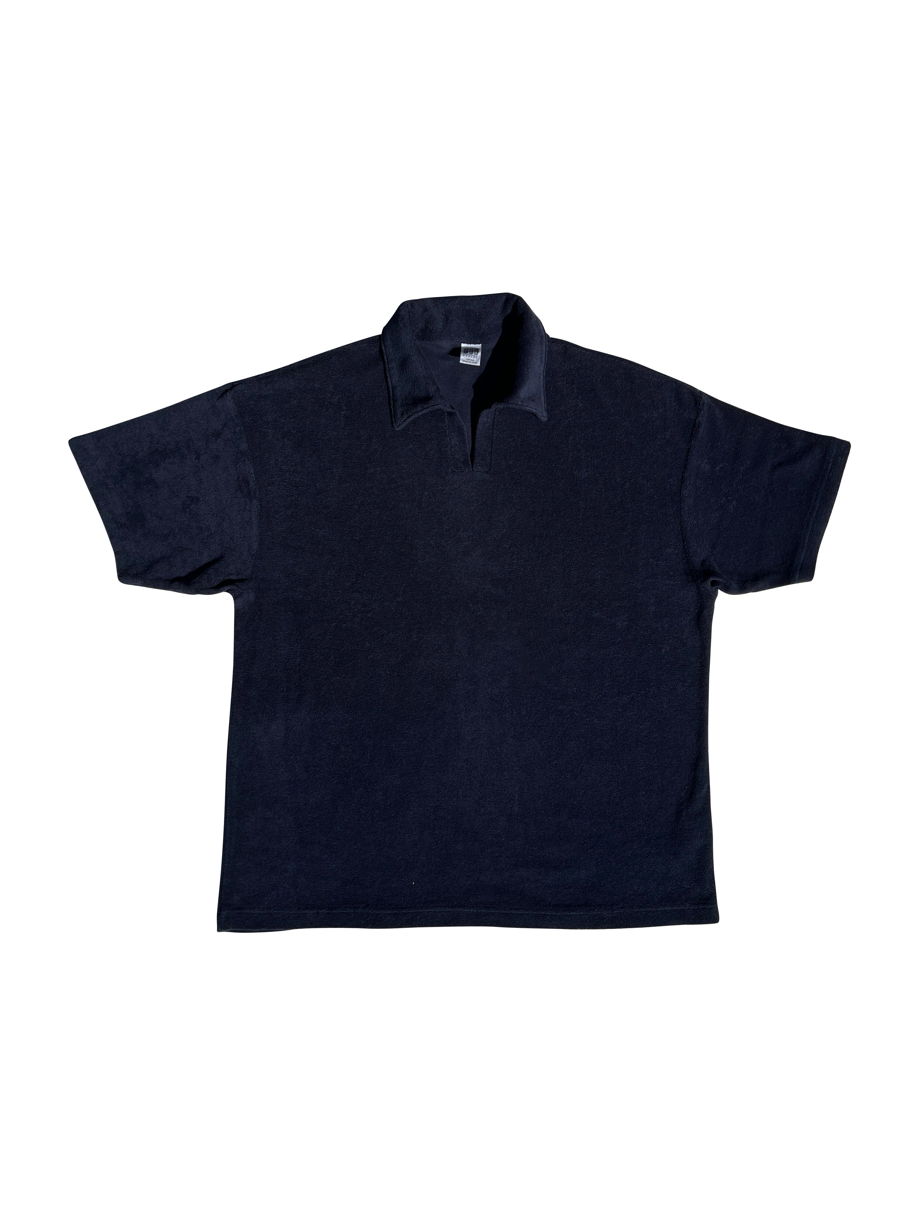トップス COMFORTABLE REASON Comfort Pile Polo COMFORTABLE REASON / COMFORT PILE POLO - NAVY | DEXIM