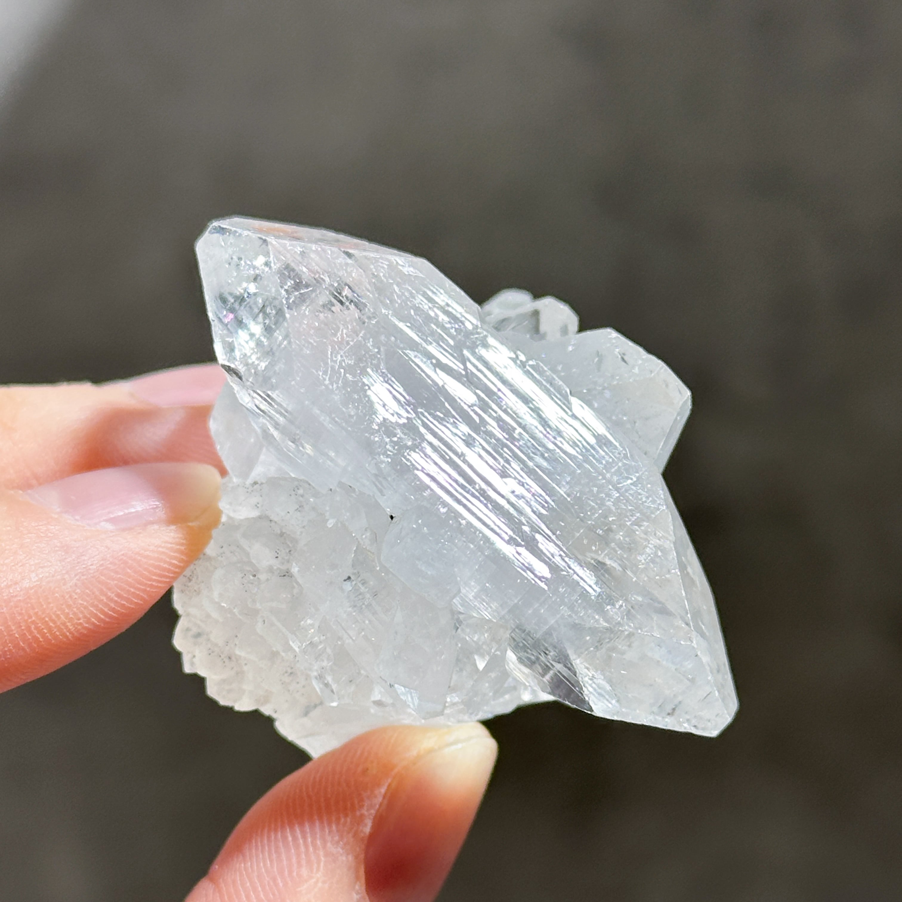 天然石　アポフィライト　ケース付き アポフィライト原石 61◇ Apophyllite ◇天然石・鉱物・パワーストーン