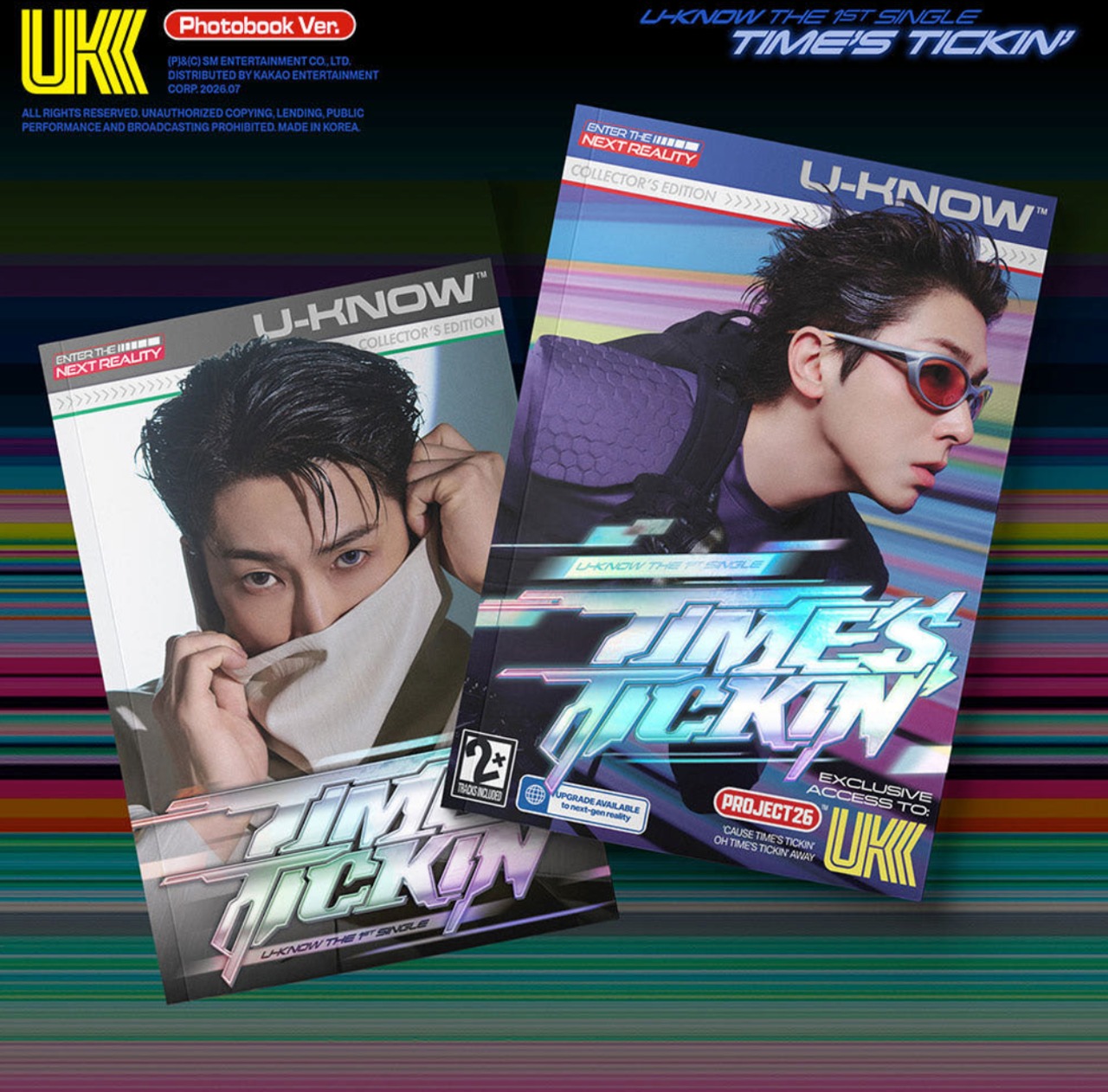 [YUNHO FAN UNION][ドネーション]U-KNOW - 1st Single Album [Time's Tickin']　Photobook ver.
