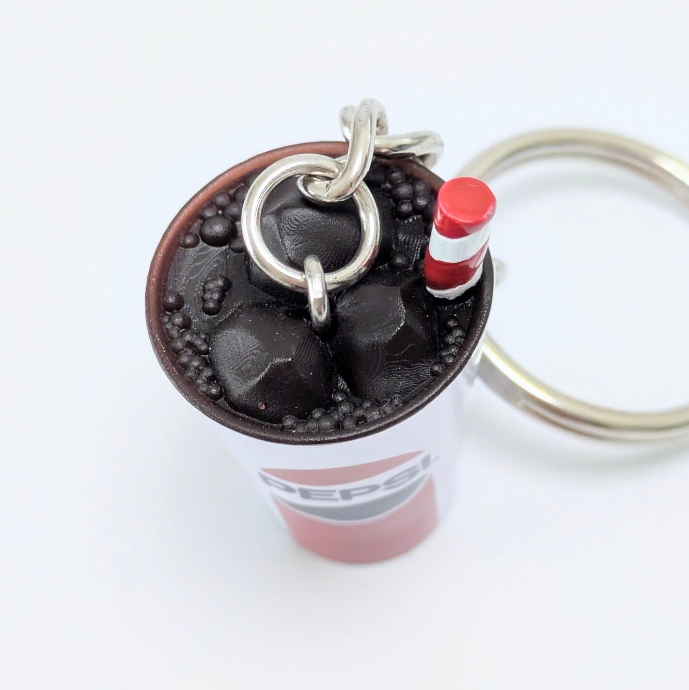 【 ドリンクカップ3Dキーホルダー 】 PEPSI / 7up〚アメリカン雑貨 アメトイ〛