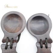 フラメンコ パリージョ カスタネット ブラウン系 茶色 小物 小道具 ペア 両手 木目調 ダンス ケース付き 舞台 練習 発表会 イベント ダンス小物 ダンス練習 楽器 カスタネット ペア楽器 舞台用 フラメンコ楽器 木製カスタネット