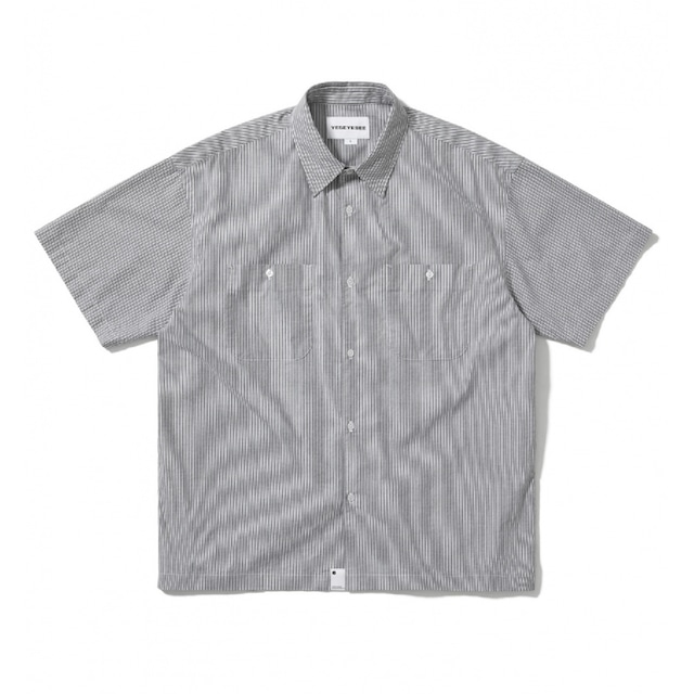 [YESEYESEE] S/S Stripe Comfort Shirt Black 正規品 韓国ブランド 韓国代行 韓国通販 韓国ファッション シャツ