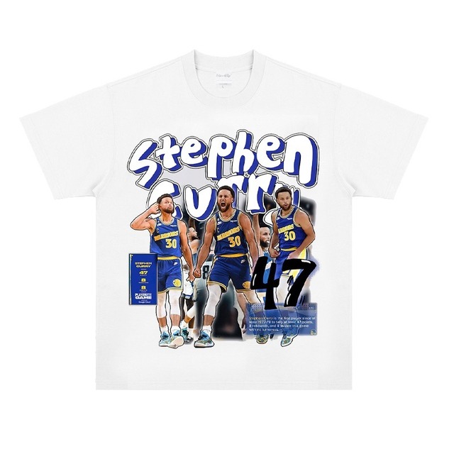 【トップス】 STEPHEN CURRY 上質なコットン半袖Tシャツ2304111048Y