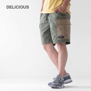 DELICIOUS [デリシャス] All Round Cargo Shorts [DP7725] オール ラウンド カーゴ ショーツ・ワイドシルエット・ショートパンツ・MEN'S [2022SS]