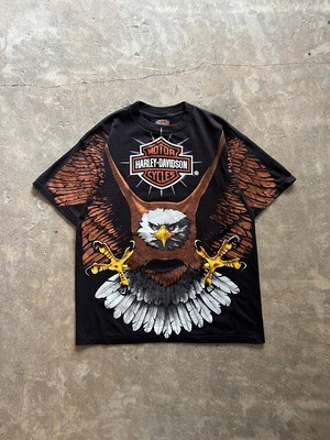 HARLEY-DAVIDSON IRON THUNDER ハーレーダビッドソン Tシャツ L ブラック