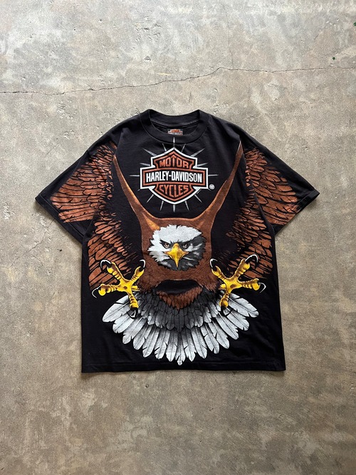 HARLEY-DAVIDSON IRON THUNDER ハーレーダビッドソン Tシャツ L ブラック