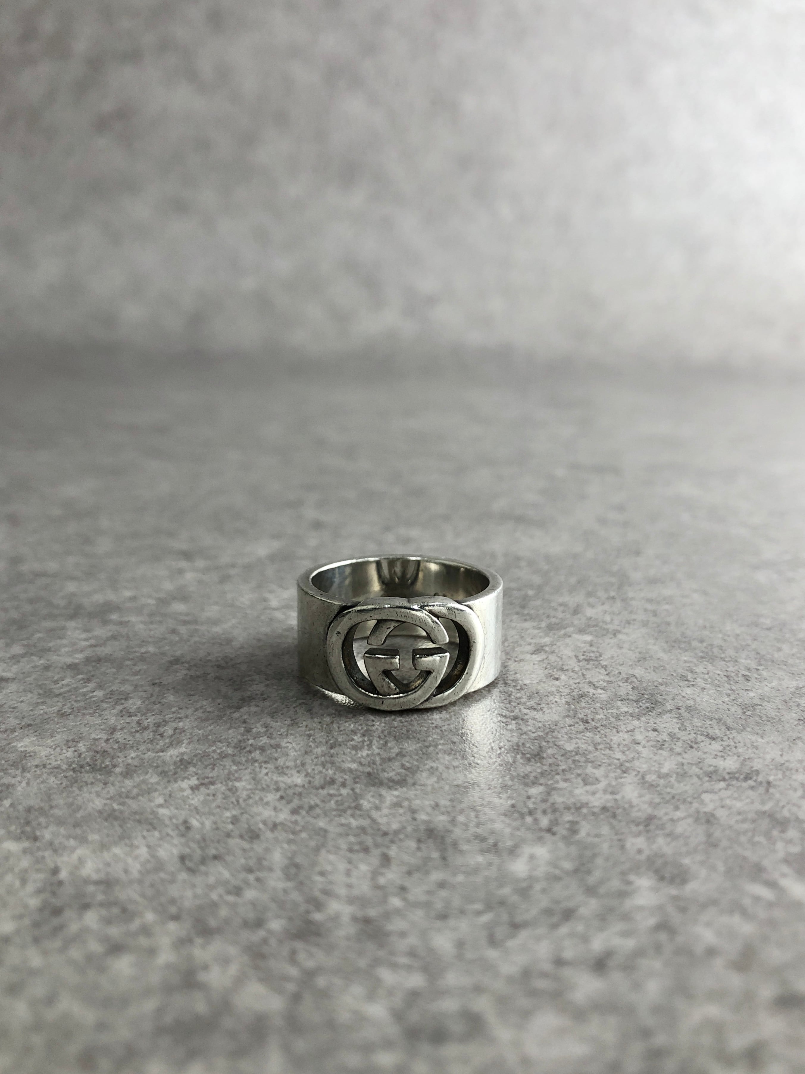 GUCCI 指輪　Gリング 20号 GUCCI グッチ 指輪 20号 シルバー インターロッキングG 925 リング