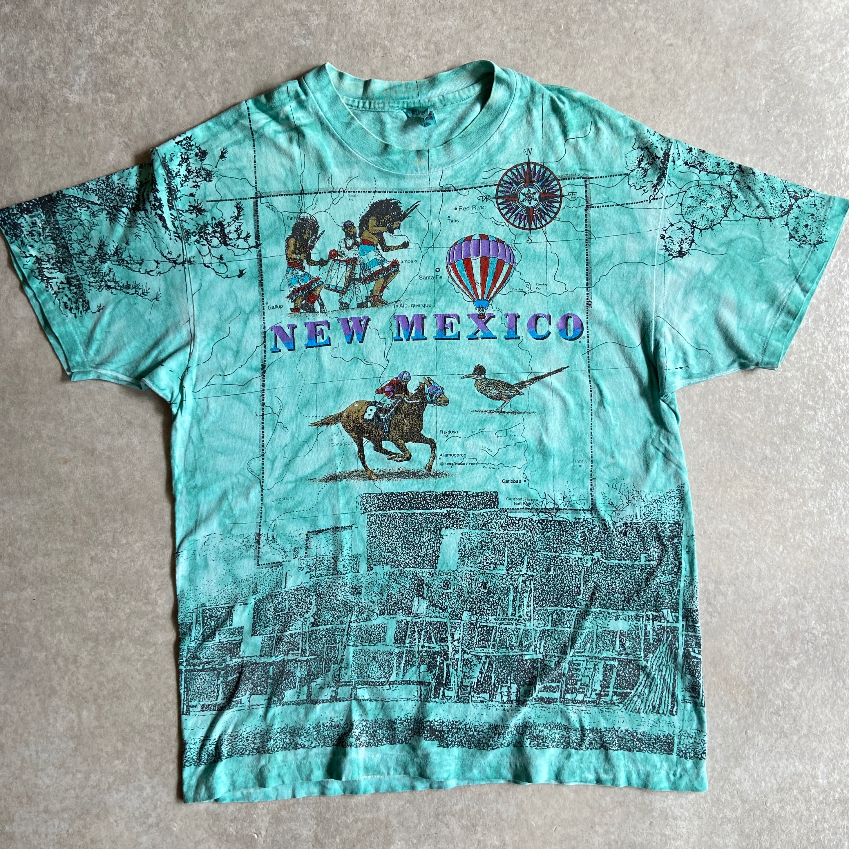 1990s Hanes "NEW MEXICO” Tee XL Made in USA H070
