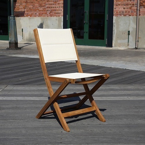 人気の折りたたみガーデンチェア 2脚セット アカシア材を使用 Alisa-アリーザ-インテリア