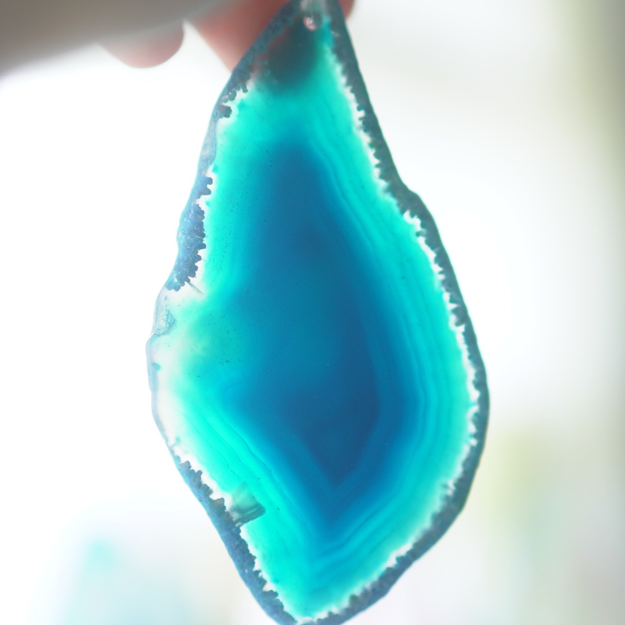 Marine Blue 04 - アゲートヒーリングチャイム / Agate Sun Catcher Wind Chime 661