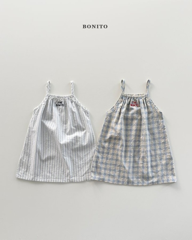 【取寄】bonito｜buddy strap dress｜バディストラップワンピース｜12M-JM｜kids&jr｜26 spring