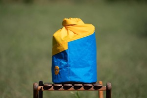 マルチポーチ Journey pouch ブルー×イエロー