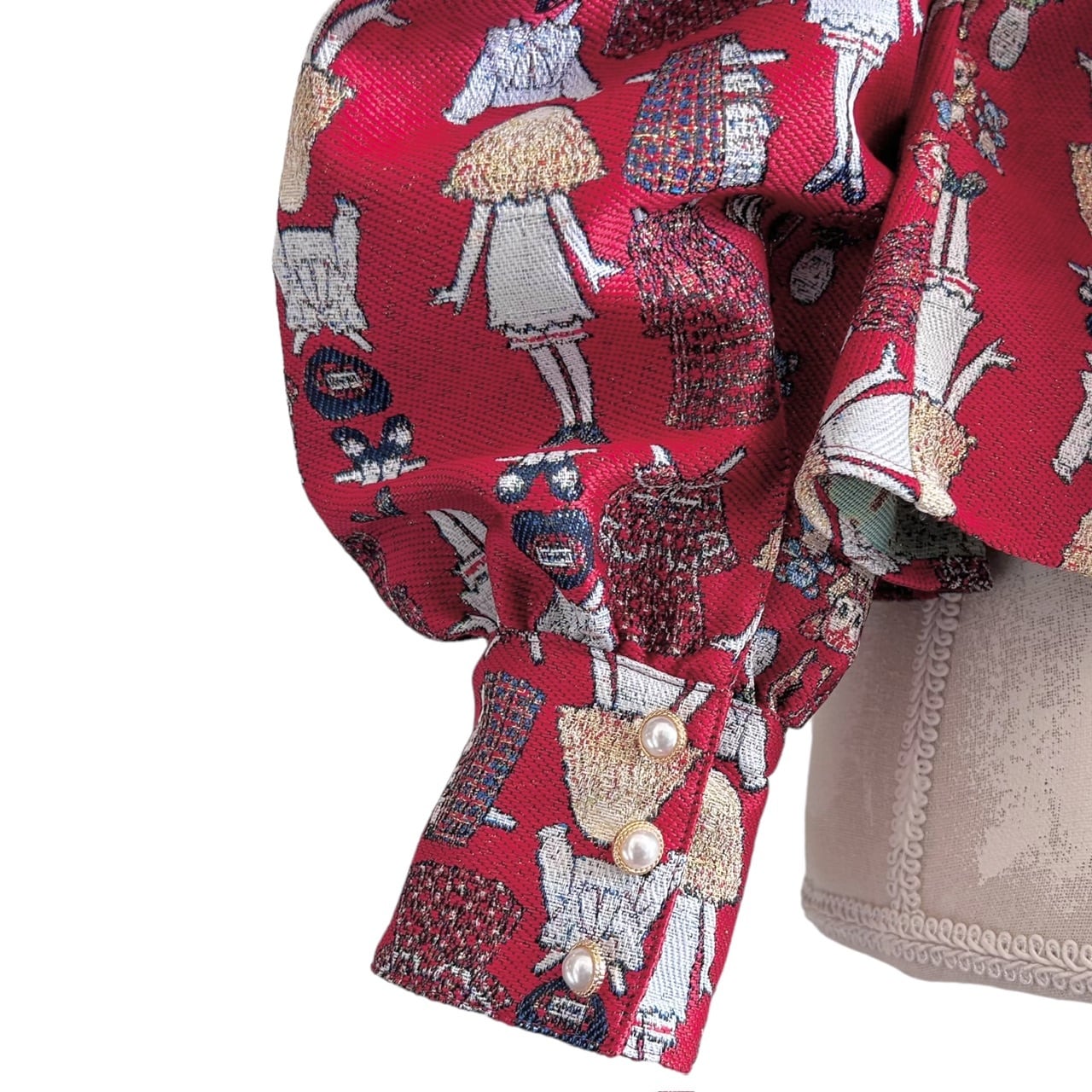 ジャガードジャケット　RED