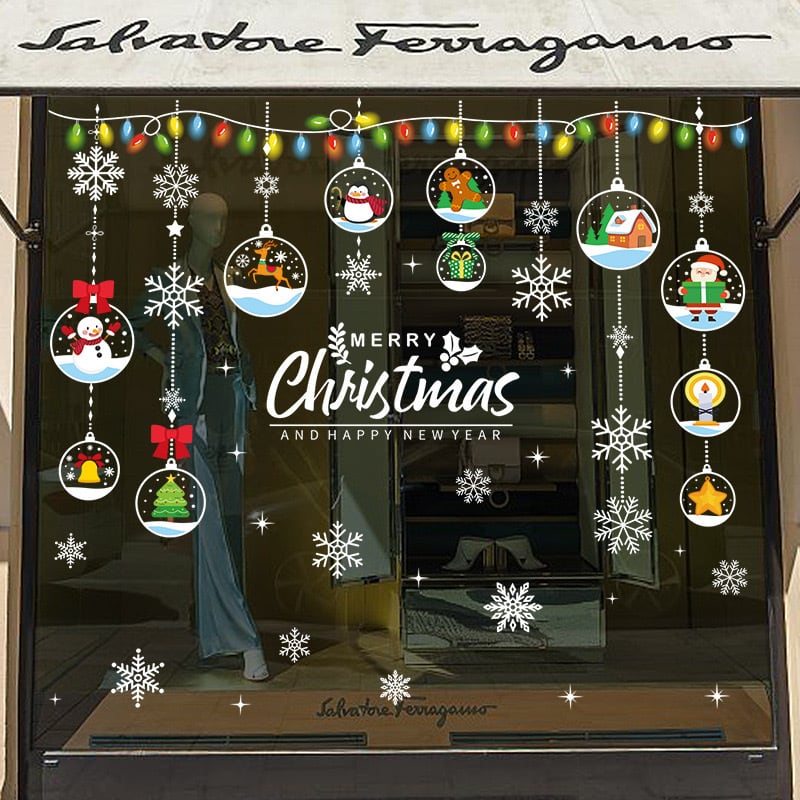 クリスマス ウインドウ ステッカー 大量！ クリスマスウィンドウステッカー クリスマスデカール クリスマスシール