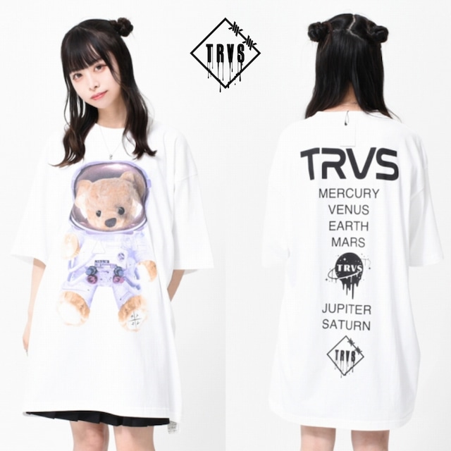 【TRAVAS TOKYO】Astronaut Bear Big T-shirt