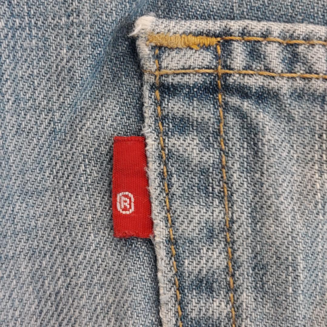 リーバイス527 Levis W33 フレア ブーツ 青 古着 ヒゲ 22286 | fuufu