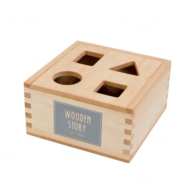 Wooden Story ウドゥンストーリー シェイプソーターボックス 型はめ