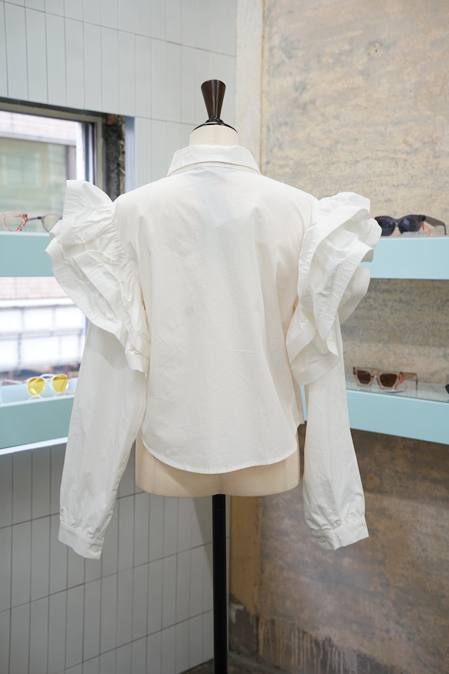 AFTERGLOW RUFFLE BLOUSE