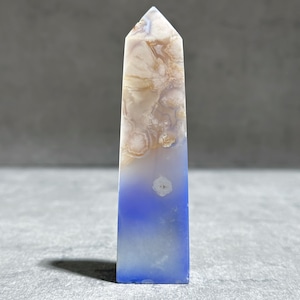 ブルーフラワーアゲート タワー型 04◇Blue Flower agate◇天然石・鉱物・パワーストーン