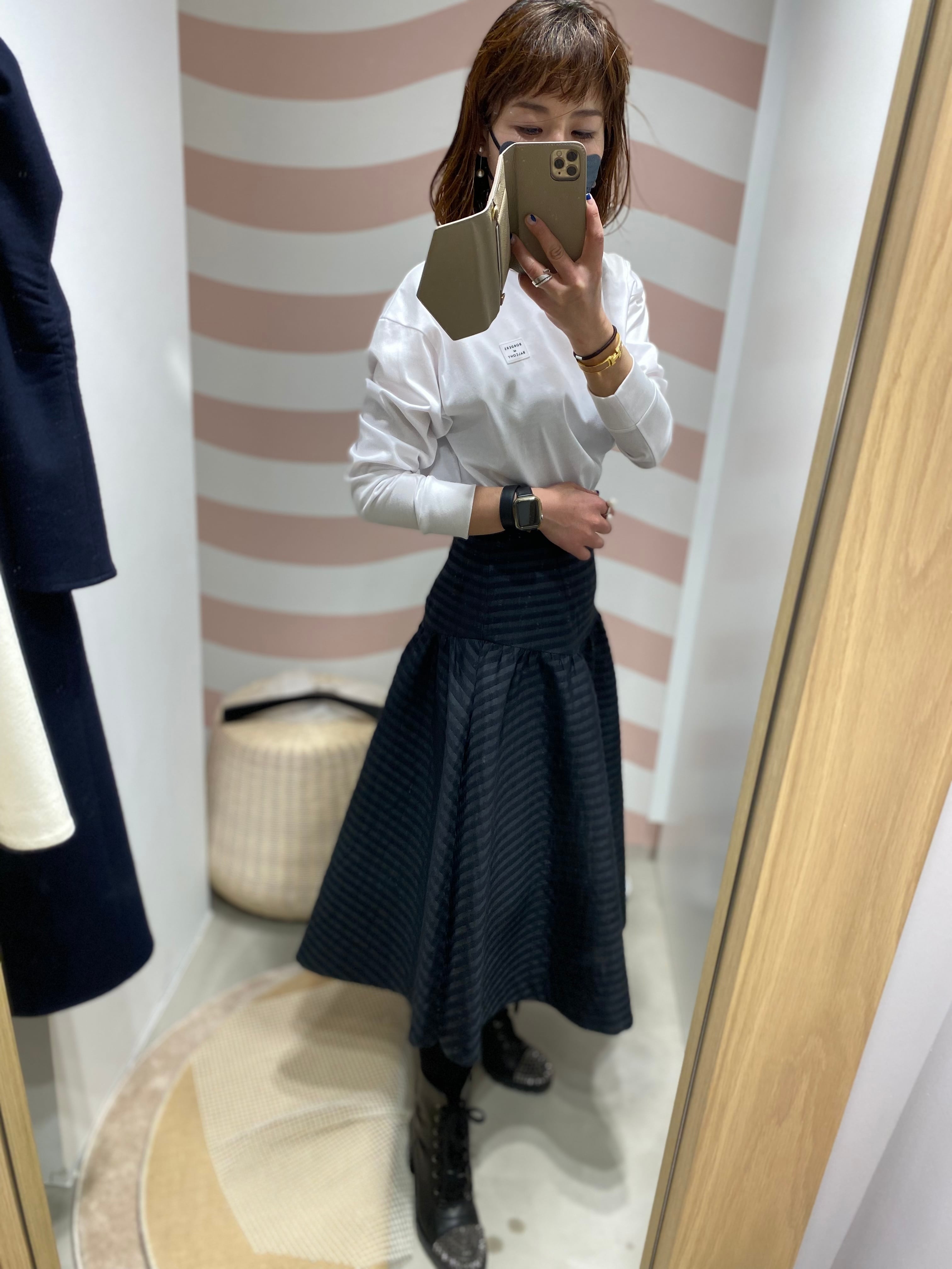 ボーダーズアットバルコニー♡スカートICONIC BORDER SKIRT-