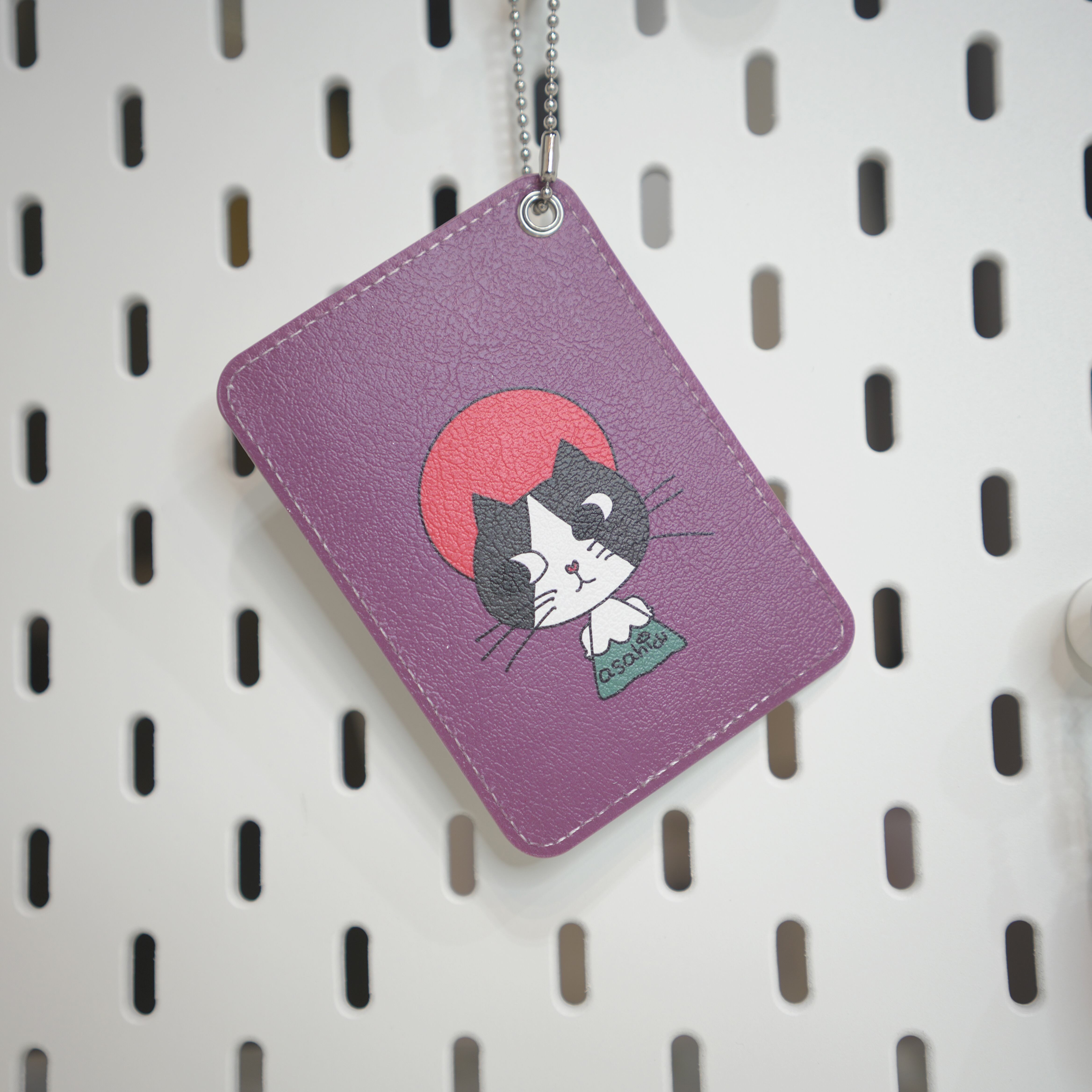 ３　asahiくん猫カードケース　旭町土産Asahi town souvenirs納期が2週間前後　2900円＋TAX