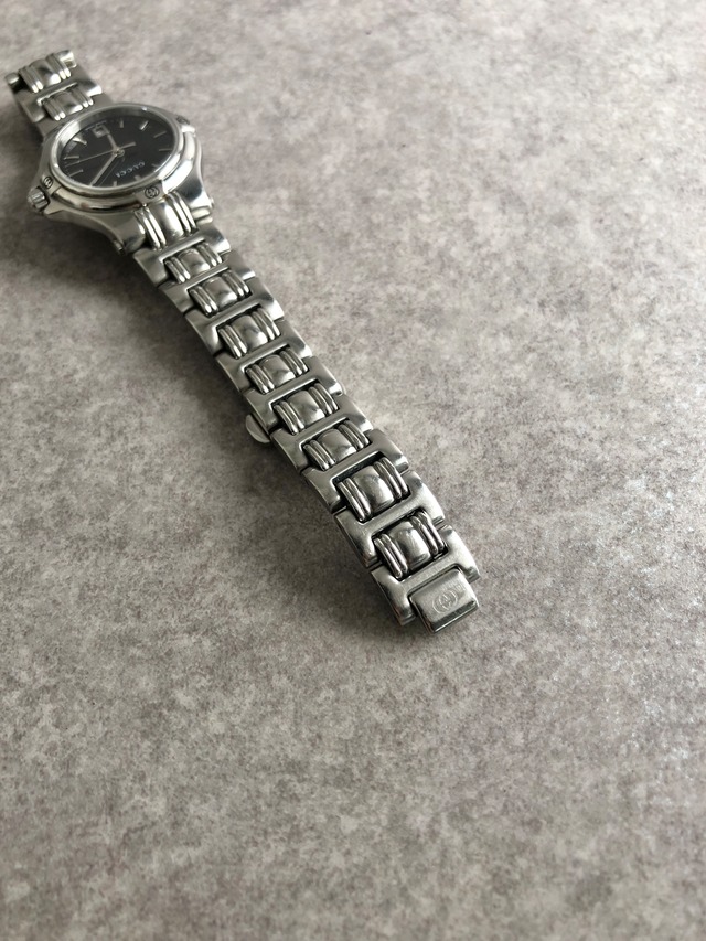 GUCCI グッチ 腕時計 シルバー ロゴ ステンレススチール 9040L クウォーツ vintage ヴィンテージ オールド hmjs4w