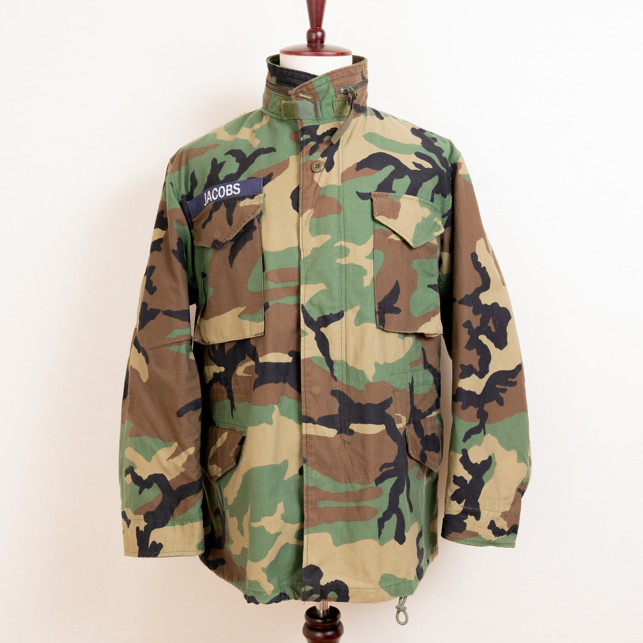 ※実物 US.ARMY M65フィールドジャケット 4th M-Rウッドランド