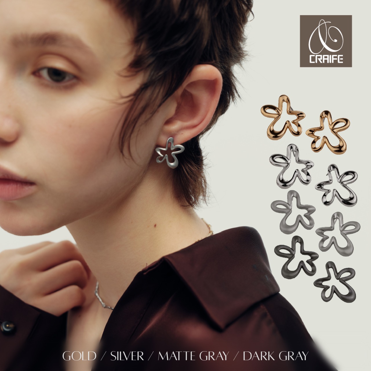 Pierce -Gold/Silver/Dark Gray/Matte Gray-