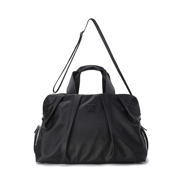 SHIRRING BOSTON BAG [サイズ: F(AGEUUBB03BKF)] [カラー: BLACK]