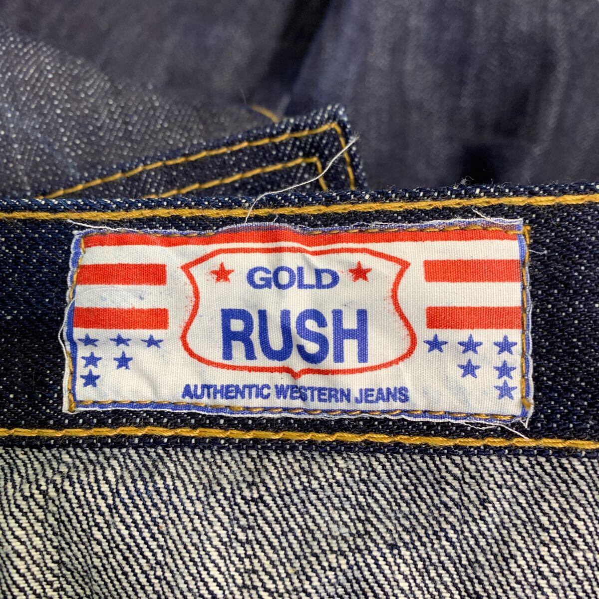 GOLD RUSH デニム ブッシュパンツ W35 ダークネイビー 古着卸 アメリカ