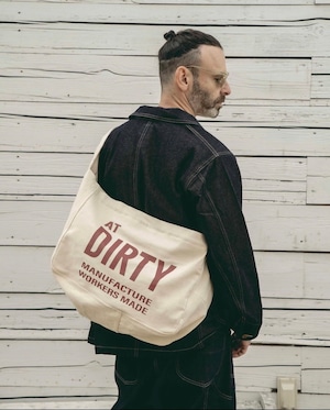 AT-DIRTY/NEWS PAPER BAG (NATURAL)