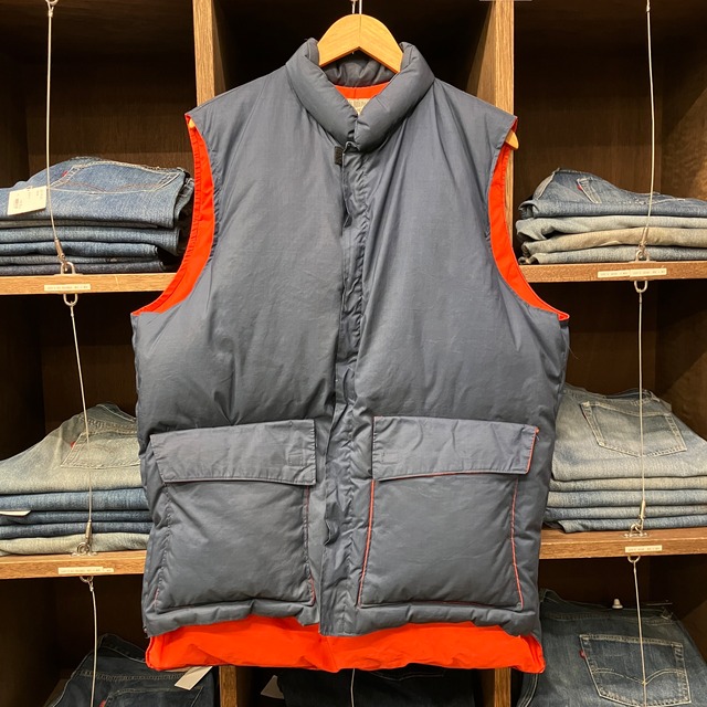 1970'S DOWN VEST PLAIN BROWN WRAPPER