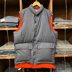 1970'S DOWN VEST PLAIN BROWN WRAPPER