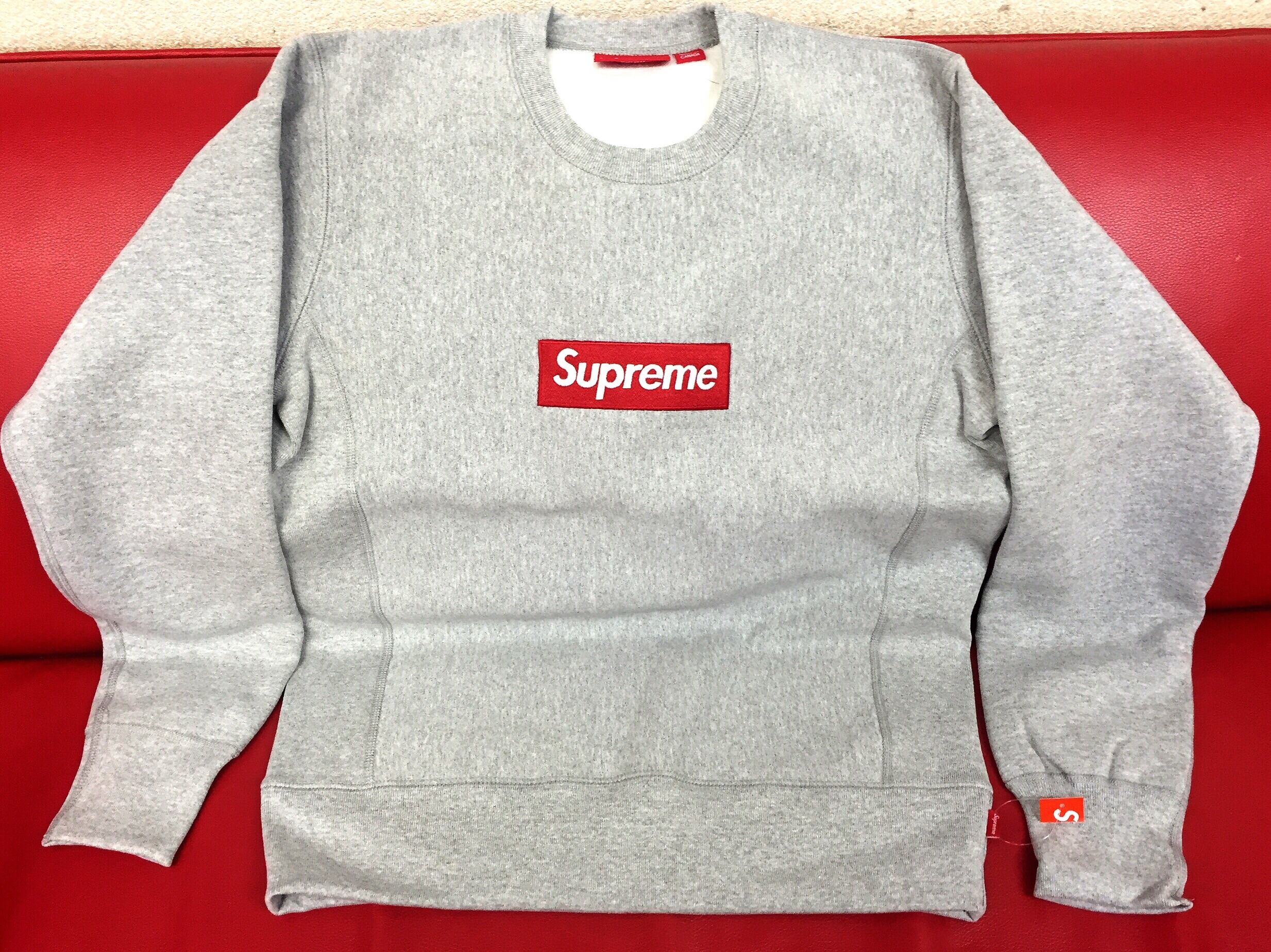 スウェット15A/W Supreme Boxlogo Crewneck