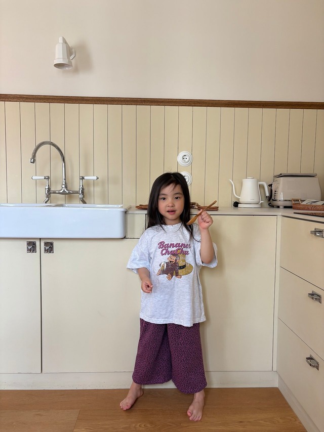 [予約][送料無料]《pepper》Leopard Print Pants(summer)(kids)30