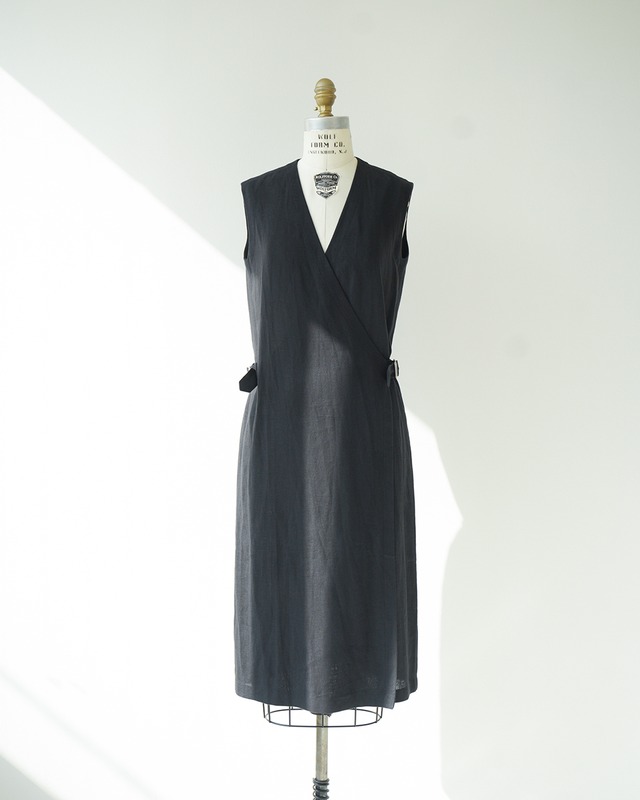 Layering linen dress〈Hermès by martin margiela〉